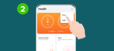 Step 2 - Launch the Huawei Health App and scan QR code on the Watch again