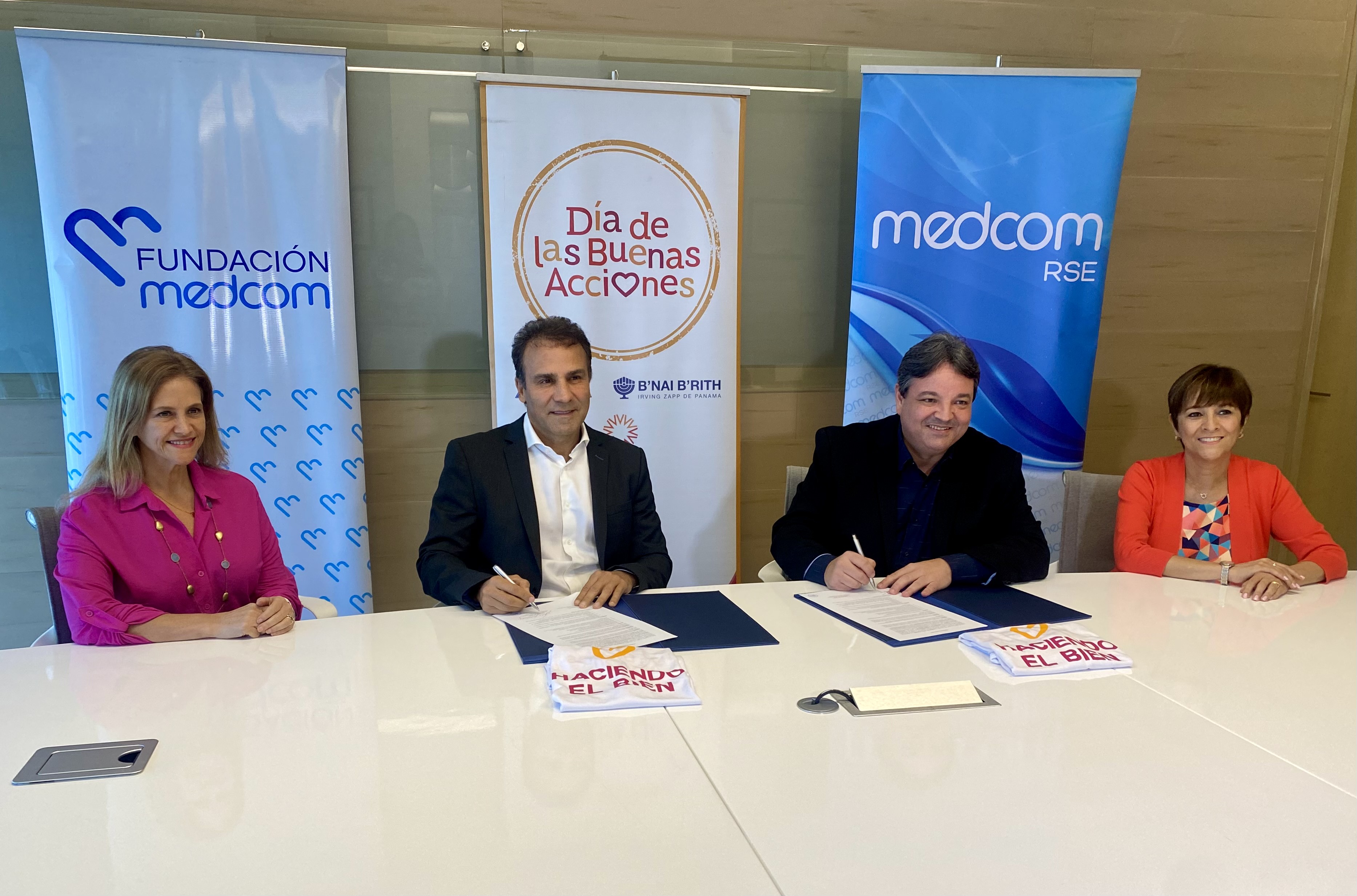 MEDCOM Y LA FUNDACIÓN JUDÍO PANAMEÑA FIRMAN ACUERDO DE DIVULGACIÓN PARA EL DÍA DE LAS BUENAS ACCIONES