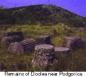 Remains od Doclea near Podgorica