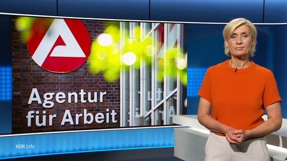 Moderatorin Susanne Stichler im Studio. © Screenshot 