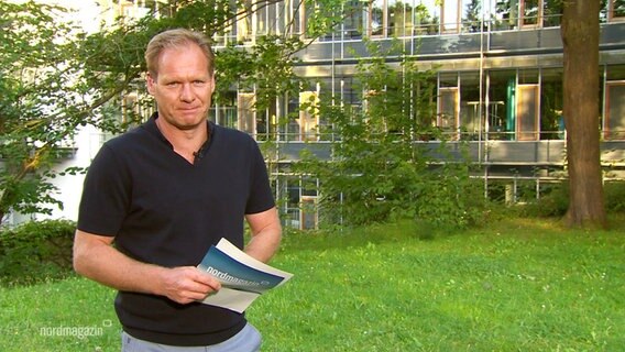 Thilo Tautz moderiert das Nordmagazin um 19:30 Uhr. © Screenshot 