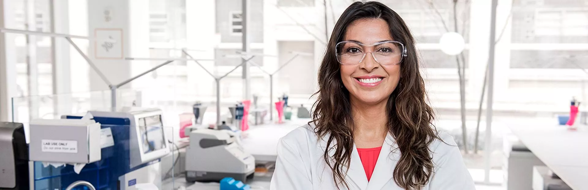 Female scientist in laboratory