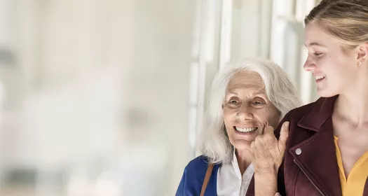 Older patient and younger caregiver