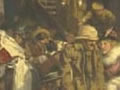 Painting of injured Anzacs returning