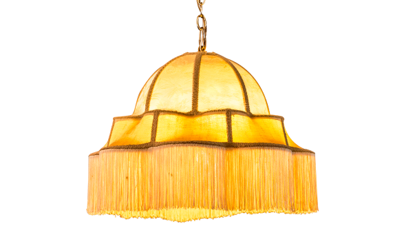 lamp with fringe