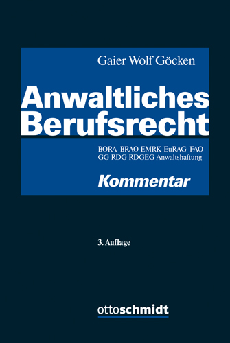 Ansicht: Anwaltliches Berufsrecht