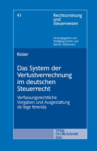 Ansicht: Das System der Verlustverrechnung im deutschen Steuerrecht