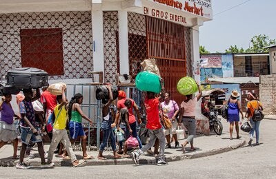 Personnes deplaces en Haiti