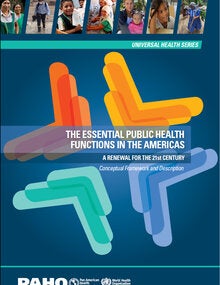 Publication cover The Essential Public Health Functions in the Americas. 