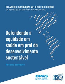 Capa Documento oficial 366 - Relatório Quinquenal 2018-2022 do Diretor da Repartição Sanitária Pan-Americana