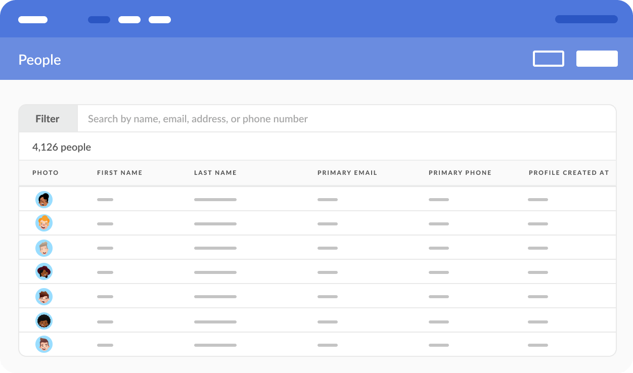 Planning Center Screenshot