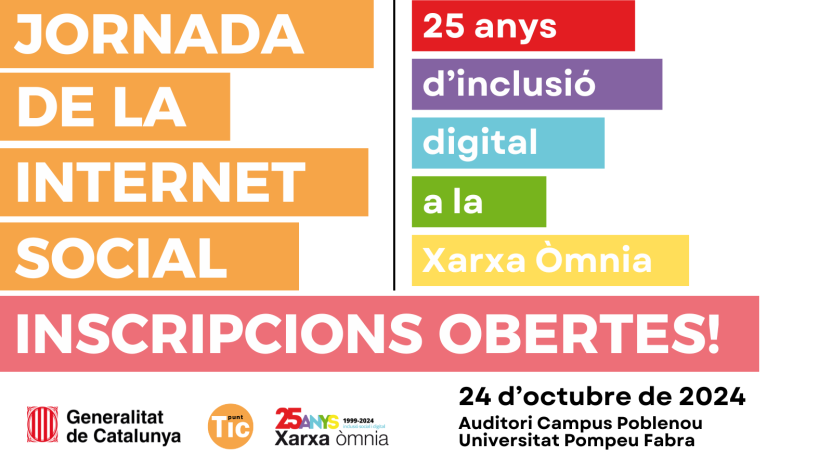 Imatge de la ‘Jornada de la Internet Social: 25 anys d’inclusió digital a la Xarxa Òmnia’