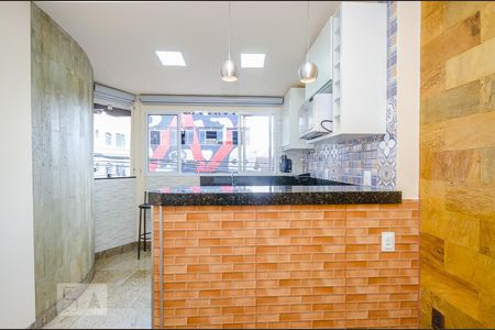 Cozinha de kitnet/studio para alugar com 1 quarto, 30m² em Caiçaras, Belo Horizonte