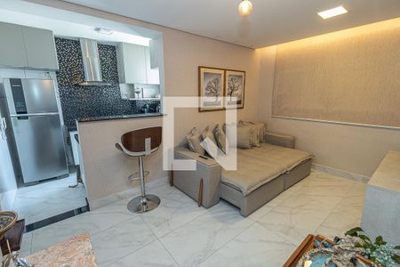 Sala de apartamento para alugar com 2 quartos, 60m² em Castelo, Belo Horizonte