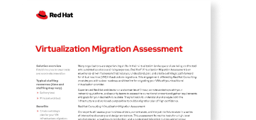 Einschätzung der Virtualisierungsmigration