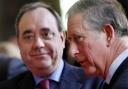 Charles, the then Prince of Wales, meeting Alex Salmond in Edinburgh (Danny Lawson/PA)