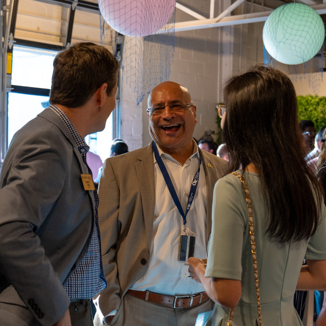 Dean Anuj Mehrotra at the Scheller and Goizueta GOLD Alumni Mixer