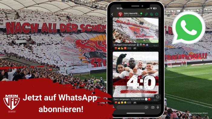 WhatsApp Channel VfB Stuttgart: MeinVfB auf WhatsApp – abonnieren und nichts mehr verpassen!