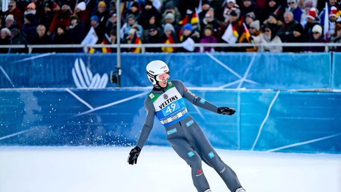 Vierschanzentournee in Garmisch: Luca Roth scheitert am überragenden Daniel Tschofenig