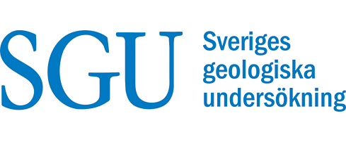 Bilden föreställer Sveriges geologiska undersöknings logotyp.