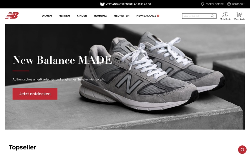 Shop von New Balance CH