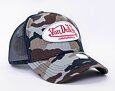 Kšiltovka Von Dutch Boston Trucker Cotton Twill Camo/Navy