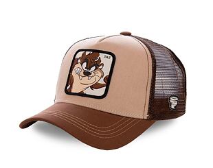 Kšiltovka Capslab Trucker - Looney Tunes - Taz - Brown