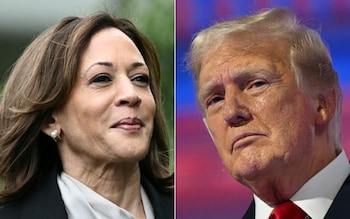 Kamala Harris and Donald Trump