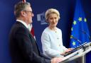 Prime Minister Keir Starmer and European Commission president Ursula von der Leyen