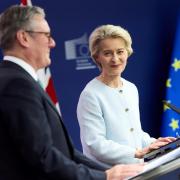 Prime Minister Keir Starmer and European Commission president Ursula von der Leyen