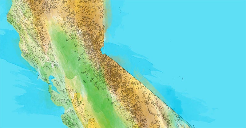 Map of California