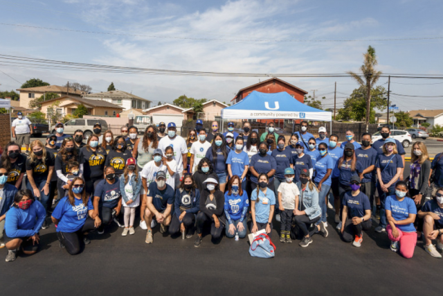 A group photo of UCLA Health's HEDI volunteer group.