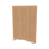 Cloison droite Acousti'call - l. 120 x h. 160 cm - avec pied - sans prestation