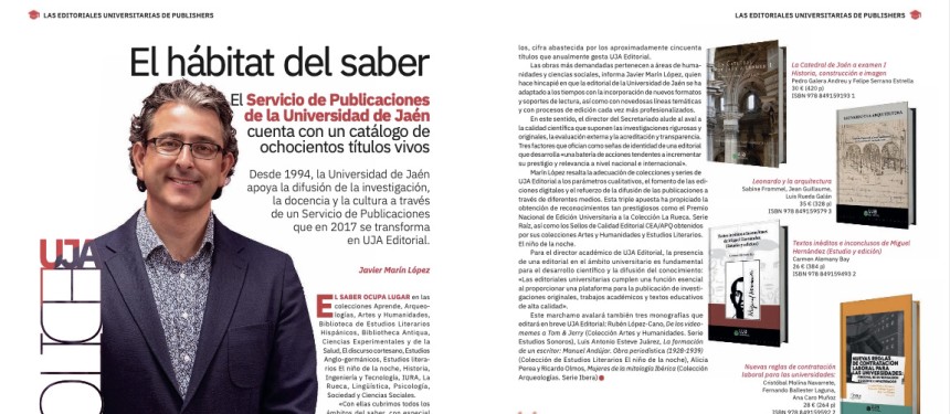 UJA Editorial, el hábitat del saber