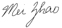 Signature image for Dean Zhao