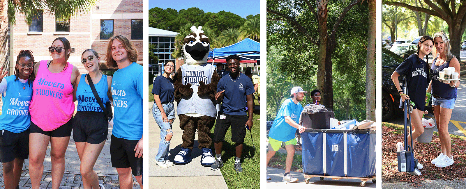 movers and groovers and residents moving in on fall move-in day