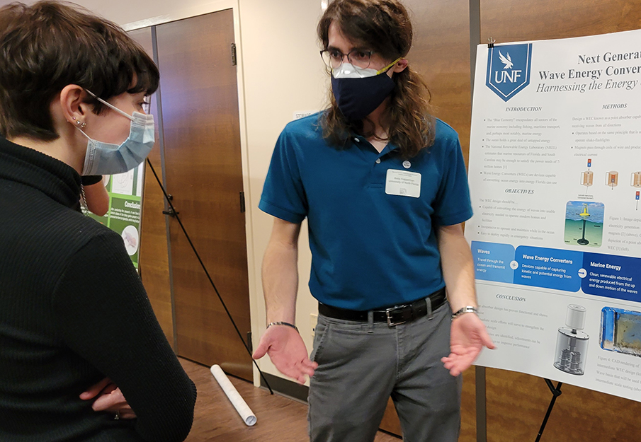 UNF student presents engineering project at Florida Capitol