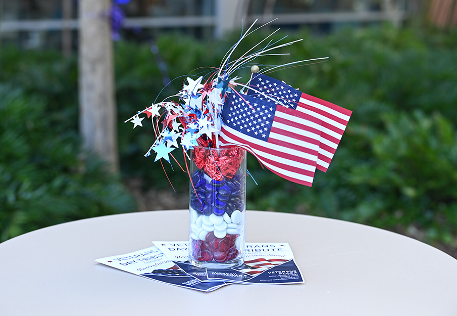 American flag display