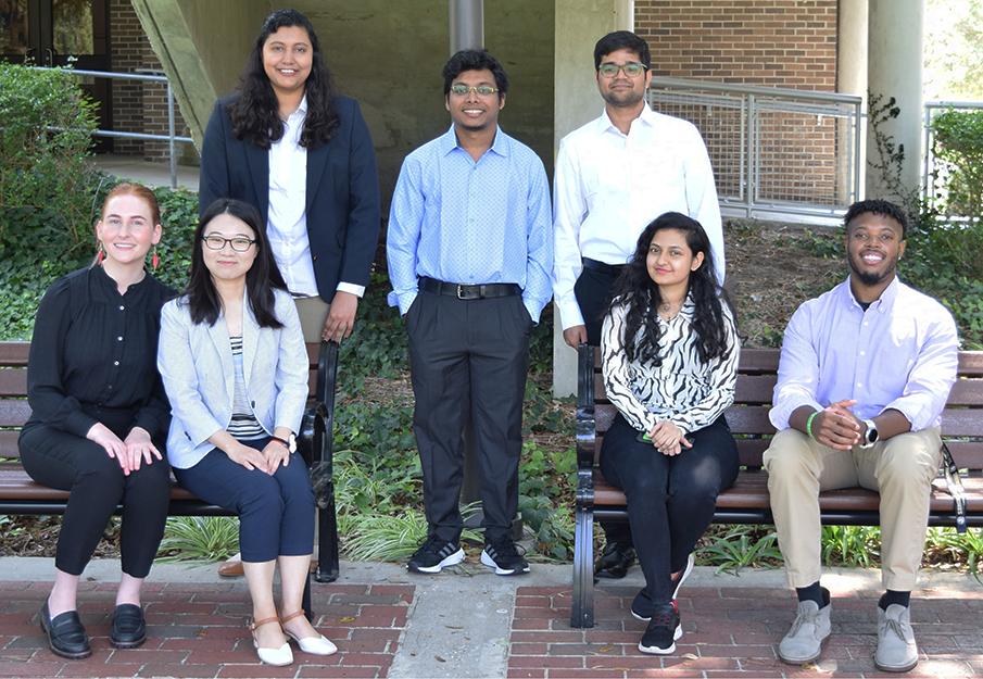 This year's FL-DSSG interns standing together smiling