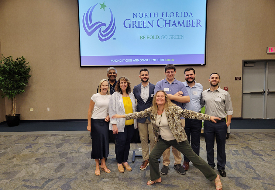 Group of UNF computing students