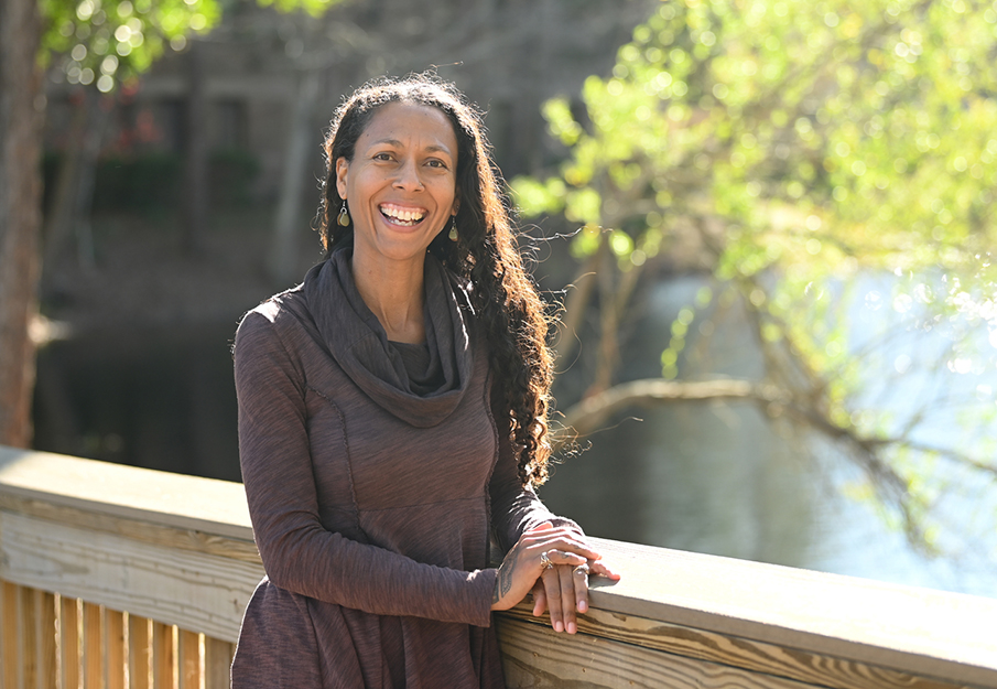 Dr. Tru Leverette Hall, UNF English professor and director of the Africana Studies program