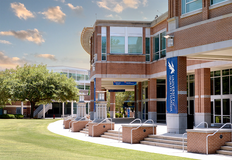 Outside view of the Fine Arts Building