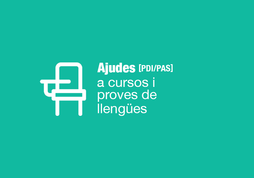 Imatge del esdeveniment:Ajudes per a cursos i proves de llengües per a PDI, PI i PAS