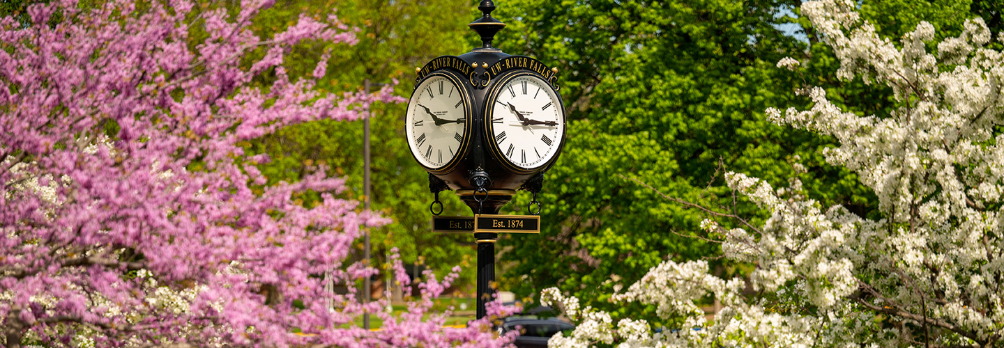 A spring day on campus