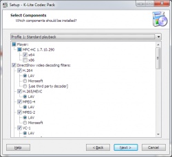 K-Lite Codec Pack screenshot 3