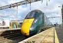 A GWR train at Swindon station