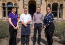 Livia Szirovicza, Dan Smith, Peter Rusu and Becca Ford at the four-star Beechfield House Hotel in Beanacre.