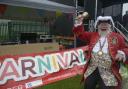 Plenty to cry about: Trowbridge town crier Trevor Heeks once again opened the Trowbridge Country Fair 38 years after first being appointed.