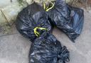 Bags of waste were dumped on a Calne pavement, leading to a hefty fine