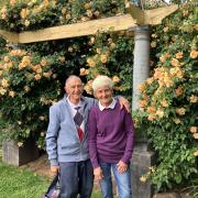 Cecil Dixon with his wife Jill in Australia.